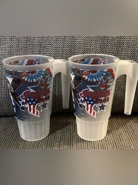 Vintage Cleveland Indians MLB 2002 Collectors Plastic Cup Series Packer Stacker